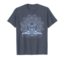 Ladda upp bild till gallerivisning, Funny shirts V-neck Tank top Hoodie sweatshirt usa uk au ca gifts for Blue Buddha Bodhisattva in Meditation Flower Peace Mandala 2158684
