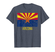 Ladda upp bild till gallerivisning, Funny shirts V-neck Tank top Hoodie sweatshirt usa uk au ca gifts for Distressed Arizona Flag T-Shirt AZ Vintage Tee Shirt 2153299
