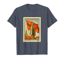 Ladda upp bild till gallerivisning, Funny shirts V-neck Tank top Hoodie sweatshirt usa uk au ca gifts for Vladimir Lenin Monument USSR Cyrillic Postage Stamp T-Shirt 4402605
