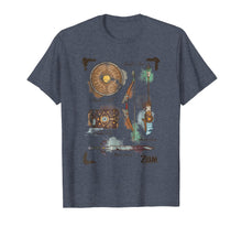 Ladda upp bild till gallerivisning, Zelda Breath Of The Wild Link Inventory Graphic T-Shirt

