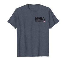 Ladda upp bild till gallerivisning, NASA Shirt, Worm Logo Insignia Symbol USA US Flag Graphic T-Shirt 123312
