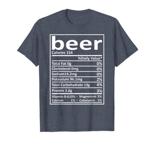 Funny shirts V-neck Tank top Hoodie sweatshirt usa uk au ca gifts for Beer Nutrition Thanksgiving Costume Food Facts Xmas Gifts T-Shirt 635134