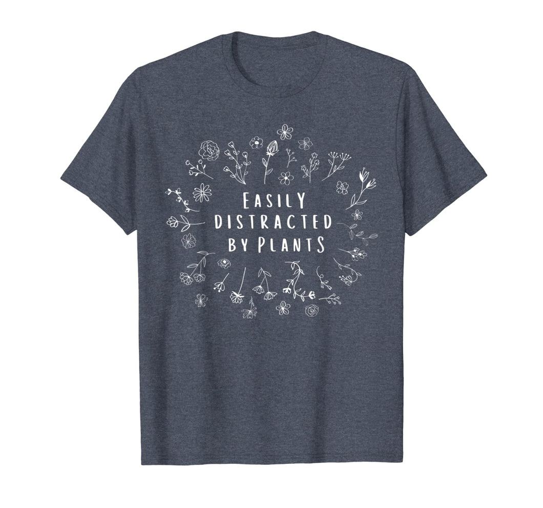 Easily Distracted By Plants Gardener Gifts Gardening Garden T-Shirt-221485