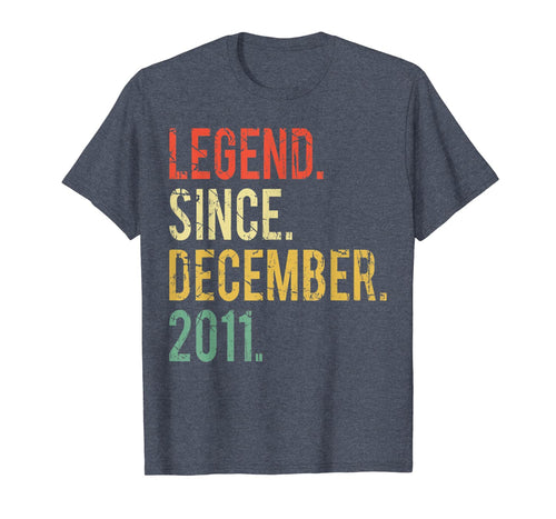 8 years old Gifts Shirt- Legend Since December 2011 T-Shirt 563297