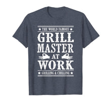 Ladda upp bild till gallerivisning, Grill Master Barbecue BBQ Smoker Grillin Dad Grandpa Gifts TShirt875697
