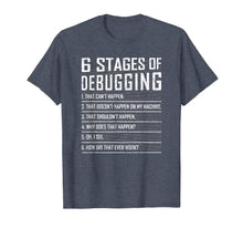 Ladda upp bild till gallerivisning, 6 Stages of Debugging Bug Coding Computer Funny Programmer T-Shirt-1555890
