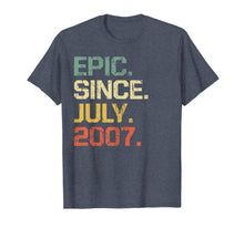 Ladda upp bild till gallerivisning, Epic Since July 2007 T-Shirt- 12 Years Old Shirt Gift 94948
