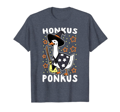 Funny Halloween Witches Duck Cute Honkus Ponkus Gifts T-Shirt 904799