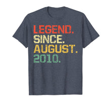 Ladda upp bild till gallerivisning, Legend Since August 2010 T-Shirt- 9 years old Gifts Shirt 165239

