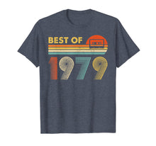 Ladda upp bild till gallerivisning, Happy 40th Birthday Vintage Since 1979 T-Shirt 70s Retro T-Shirt 271241
