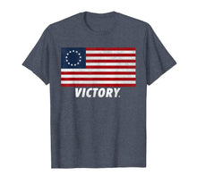 Ladda upp bild till gallerivisning, Nine line Victory Betsy Ross Flag Revolutionary War T-Shirt 523111
