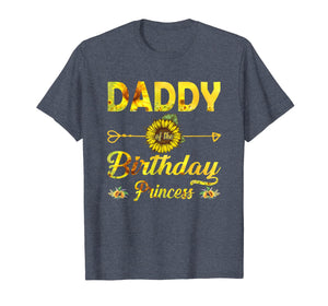 Daddy Of The Birthday Princess Shirt Dad Sunflower Gifts T-Shirt-1281765