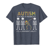 Ladda upp bild till gallerivisning, Funny shirts V-neck Tank top Hoodie sweatshirt usa uk au ca gifts for Autism it's a different ability Funny Dabbing skeleton Gift T-Shirt 247488
