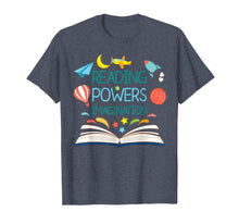 Ladda upp bild till gallerivisning, Reading Powers Imagination Books Bibliophile Teacher T-Shirt 398057
