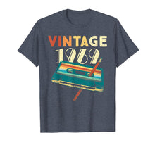 Ladda upp bild till gallerivisning, Vintage 1969 Music Cassette 50th Birthday Gifts 50 Years Old T-Shirt 132987
