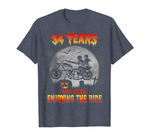 34th Wedding Anniversary Gifts For Her/Him. Halloween Shirts T-Shirt 966751