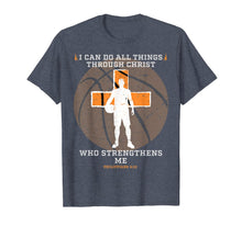 Ladda upp bild till gallerivisning, Basketball Shirt I Can Do All Things Philippians Cross Gifts T-Shirt-1670683
