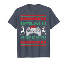 Ladda upp bild till gallerivisning, Funny shirts V-neck Tank top Hoodie sweatshirt usa uk au ca gifts for I Paused My Game To Be Here Ugly Christmas Video Gamer Boys T-Shirt 510211
