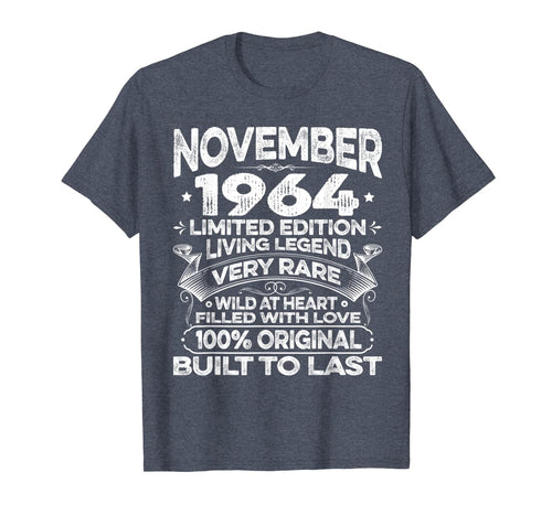 55th Birthday Gifts Vintage Born In November 1964 55 Yrs Old T-Shirt 968261