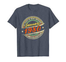 Ladda upp bild till gallerivisning, Funny shirts V-neck Tank top Hoodie sweatshirt usa uk au ca gifts for Born In JANUARY 1980 Limited Edition 40th Birthday Gifts T-Shirt 996655

