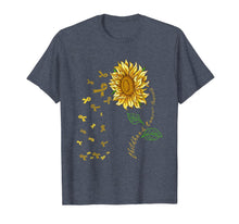 Ladda upp bild till gallerivisning, Sunflower Childhood Cancer Awareness Gold Ribbon T-shirt 175623
