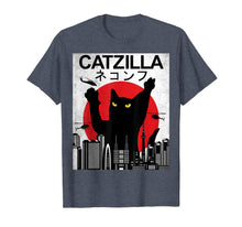 Ladda upp bild till gallerivisning, Funny shirts V-neck Tank top Hoodie sweatshirt usa uk au ca gifts for Vintage Catzilla - Japanese Cat Style - Retro Sunset Kitten T-Shirt 1024285

