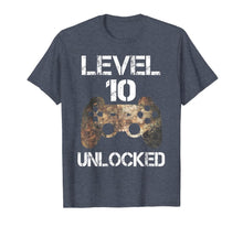 Ladda upp bild till gallerivisning, Level 10 Unlocked Boys 10th Birthday 10 Year Old Gamer Gift  T-Shirt 462617
