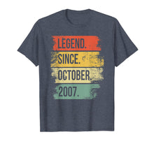 Ladda upp bild till gallerivisning, Legend Since October 2007 12th Birthday Gifts 12 Year Old T-Shirt 206848
