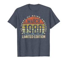 Ladda upp bild till gallerivisning, 40 Year Old Gifts March 1980 Limited Edition 40th Birthday T-Shirt-145462
