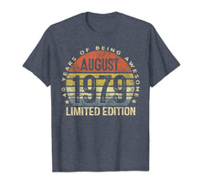 Ladda upp bild till gallerivisning, Born August 1979 Limited Edition Bday Gifts 40th Birthday T-Shirt 116205
