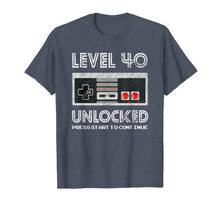 Ladda upp bild till gallerivisning, 40 Year Old Fourty Birthday Gift Level 40 unlocked gamer T-Shirt-201277
