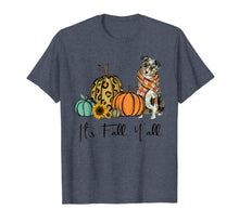 Ladda upp bild till gallerivisning, It's Fall Y'all Aussie Dog Leopard Pumpkin Falling Dog T-Shirt 343713
