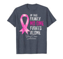 Ladda upp bild till gallerivisning, In This Family No One Fights Alone Breast Cancer Awareness T-Shirt 755234
