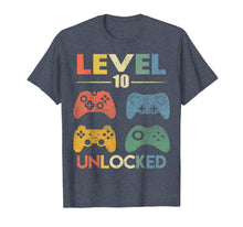 Ladda upp bild till gallerivisning, Level 10 Unlocked Shirt Funny Video Gamer 10th Birthday Gift 150270
