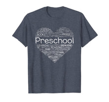 Ladda upp bild till gallerivisning, Preschool Teacher - Heart T-Shirt Teacher Shirt 143763
