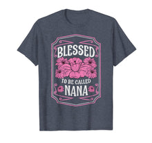 Ladda upp bild till gallerivisning, Blessed To Be Called Nana Cute Floral Christmas Gifts T-Shirt-1859848
