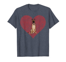Ladda upp bild till gallerivisning, Belgian Malinoi Valentines Day Dog Love Fingerprint T-Shirt-313020
