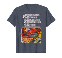Ladda upp bild till gallerivisning, Dungeons &amp; Diners &amp; Dragons &amp; DriveIns &amp; Dives T-Shirt190367
