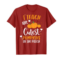 Ladda upp bild till gallerivisning, I Teach The Cutest Pumpkins In The Patch Teacher School T-Shirt 301050
