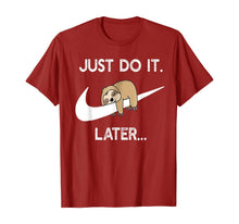 Ladda upp bild till gallerivisning, Do It Later Funny Sleepy Sloth For Lazy Sloth Lover TShirt207927
