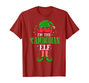 Funny shirts V-neck Tank top Hoodie sweatshirt usa uk au ca gifts for Cambodian Elf Matching Family Group Christmas Gifts T-Shirt 724031