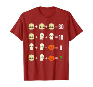 Funny Math Teacher Halloween Costume Lover Gifts T-Shirt 268907