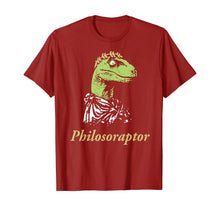 Ladda upp bild till gallerivisning, Philosoraptor Funny Cute Gift T-Shirt T-Shirt

