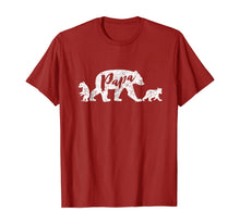 Ladda upp bild till gallerivisning, Papa Bear T-Shirt with Two Cubs 173464
