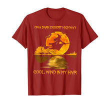 Ladda upp bild till gallerivisning, Witch Riding Brooms On A Dark Desert Highways Halloween T-Shirt 61531
