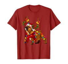 Ladda upp bild till gallerivisning, Funny shirts V-neck Tank top Hoodie sweatshirt usa uk au ca gifts for Santa bulldog gorgeous reindeer Light Christmas T-Shirt 270339

