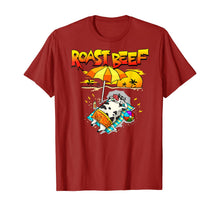 Ladda upp bild till gallerivisning, Roast Beef Cow On Beach Vacation Sun Tan T-Shirt
