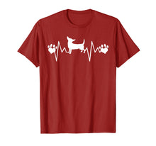 Ladda upp bild till gallerivisning, Funny shirts V-neck Tank top Hoodie sweatshirt usa uk au ca gifts for CHIWEENIE DOG LOVE T-SHIRT, Heartbeat Paw Gift Shirt 2781675
