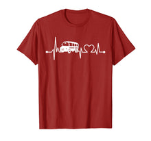Ladda upp bild till gallerivisning, Funny shirts V-neck Tank top Hoodie sweatshirt usa uk au ca gifts for School Bus Driver Heartbeat T-Shirt Funny Cool Loves Gift 2710119
