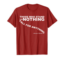 Ladda upp bild till gallerivisning, Funny shirts V-neck Tank top Hoodie sweatshirt usa uk au ca gifts for Those Who Stand for Nothing Alexander Hamilton Quote T Shirt 2214090
